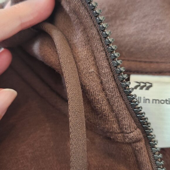 All In Motion™ Women's Fleece Half Zip Pullover - Brown XS - Picture 8 of 15